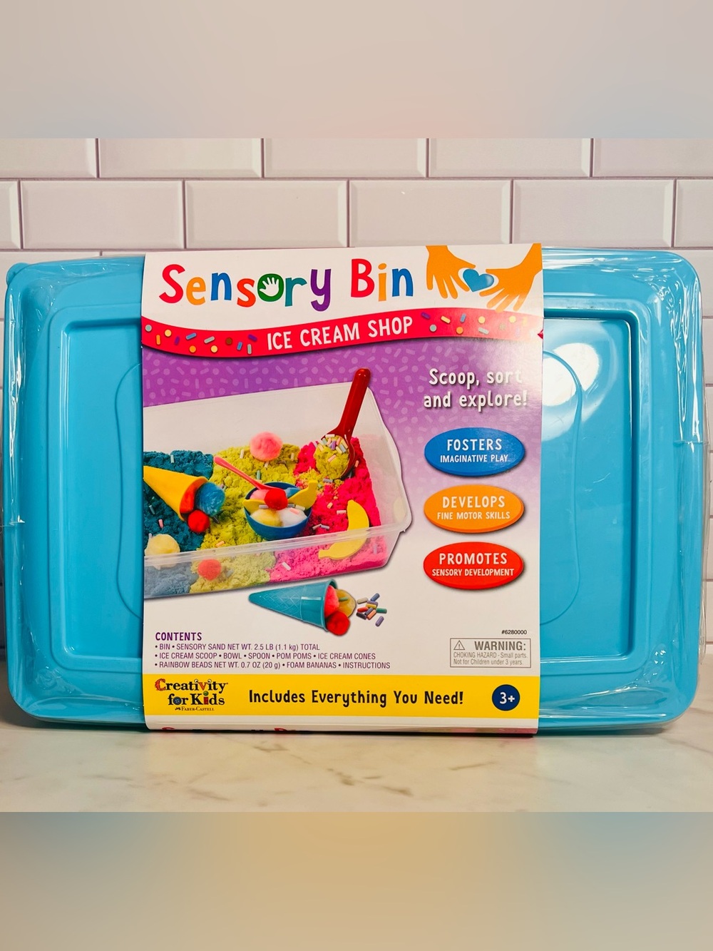 Creativity for Kids Sensory Bin Ice Cream Shop